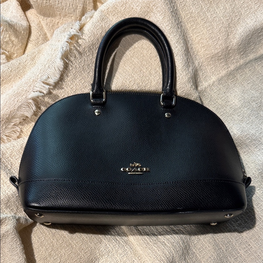 Coach Black Dome Handbag
